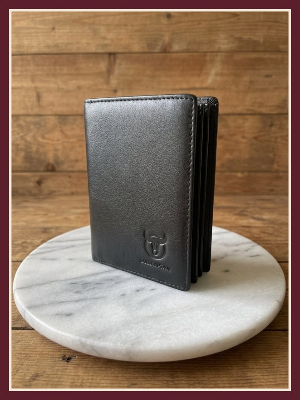 Men's Genuine Leather Bifold Wallet RFID Blocking 15 Card Slots Large Capacity